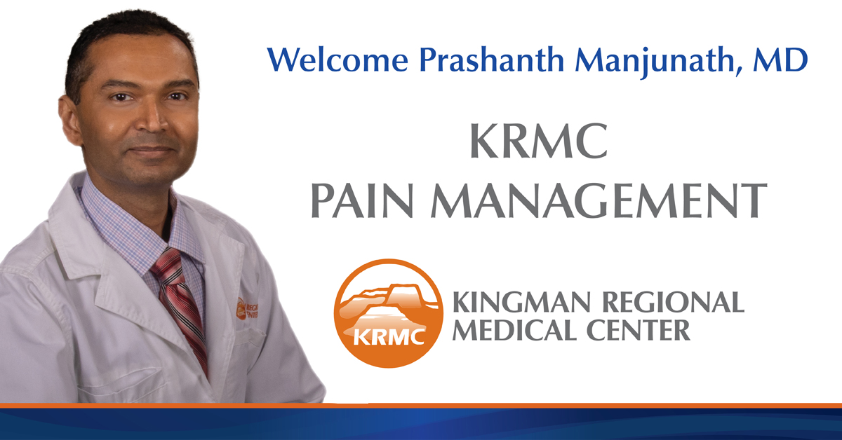 KRMC Dr. Prashanth Manjunath, pain management specialist
