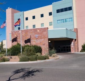 hospital building entrance