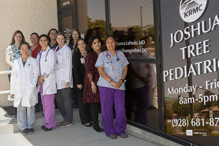 KRMC’s Joshua Tree Pediatrics recognized for childhood vaccination rate