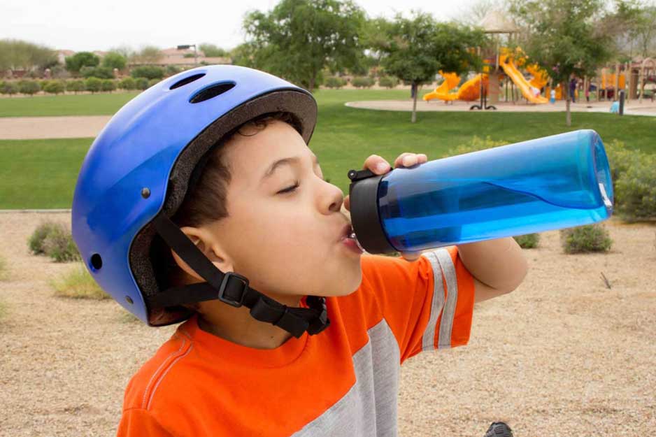 Kid Drinking water