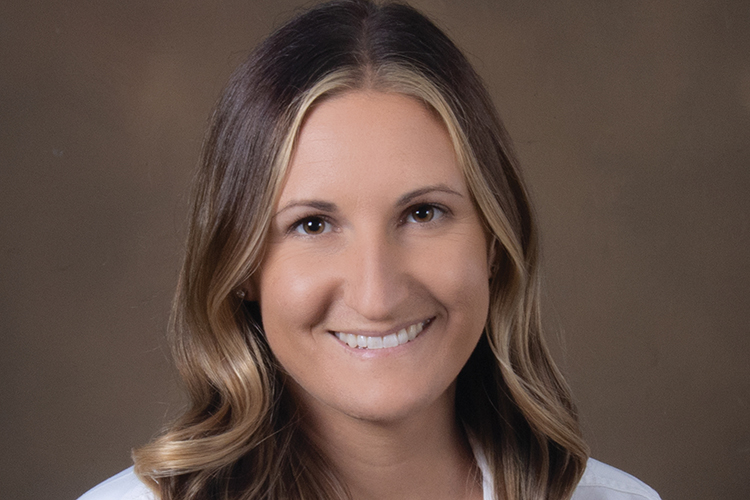 Hannah Inman, physician assistant, smiles in a cropped headshot