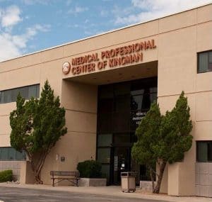 Front entrance of Kingman Regional Medical Center's medical professional center