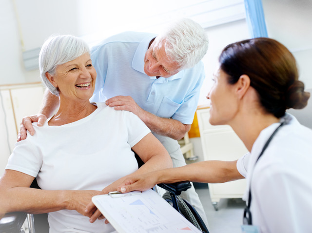 patient being discharged