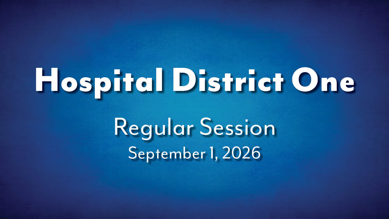 Hospital District one sep 1 26