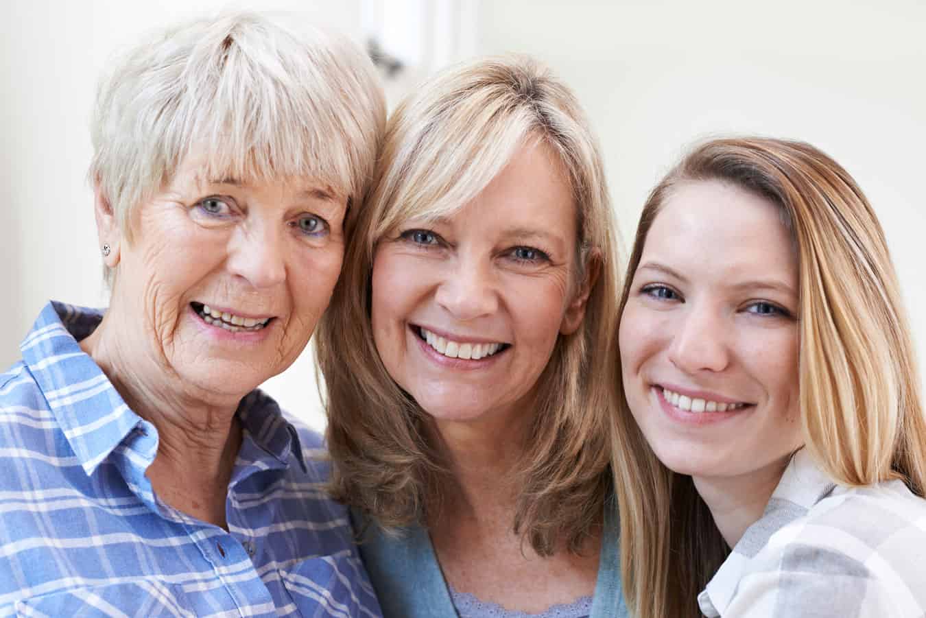 three women